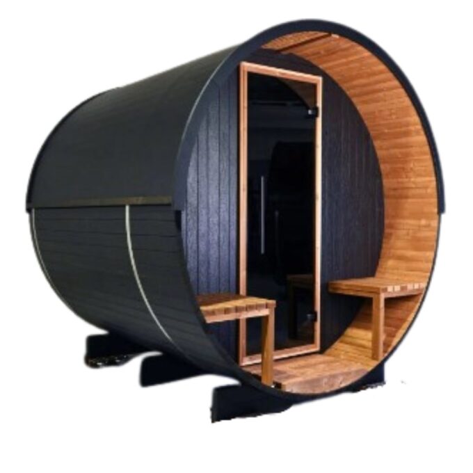 POOLEX Aussensauna ONYXIA Barrel